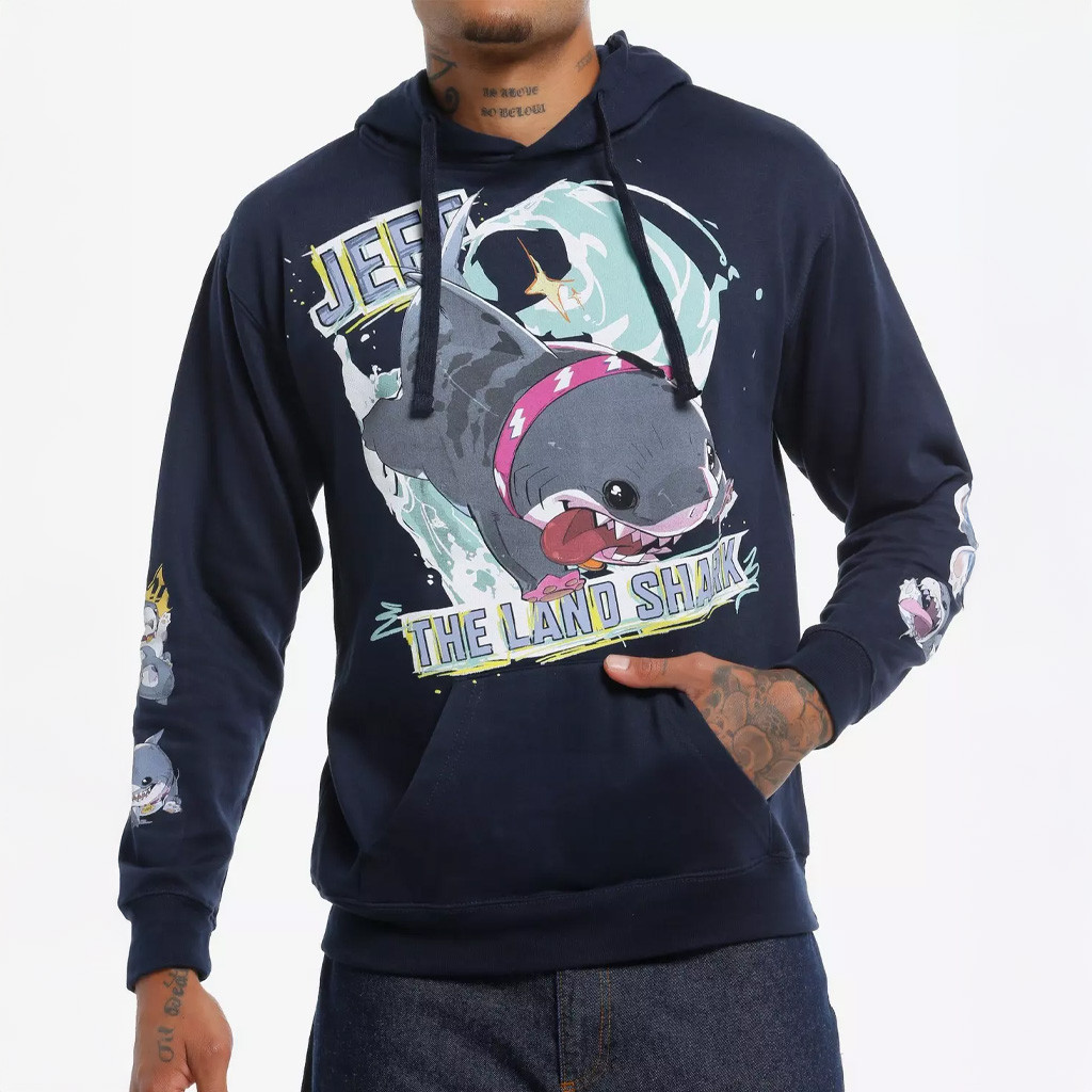 Marvel Rivals Merch Jeff The Land Shark Hoodie Best Gifts For Boyfriend