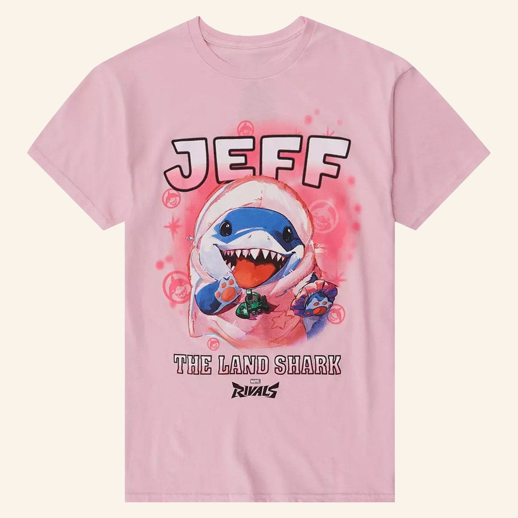 Marvel Rivals Merch Jeff The Land Shark Incognito T-Shirt Gifts For Girlfriend