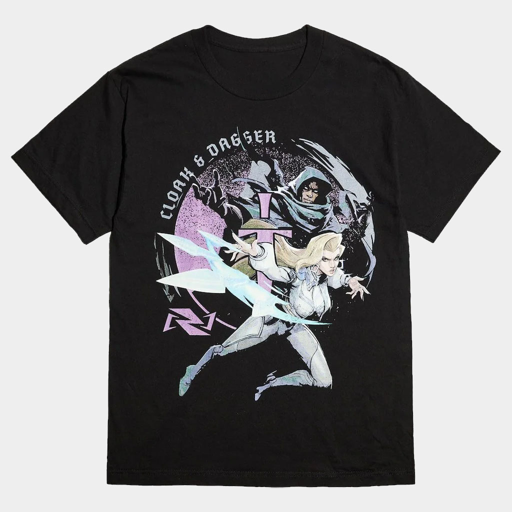 Marvel Rivals Merch Marvel Rivals Cloak And Dagger Forge T-Shirt Gifts For Son Game Lovers