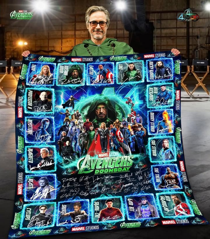 Marvel Studios Avengers Doomsday Fleece Blanket Soft Throw Gift For Superhero Lovers