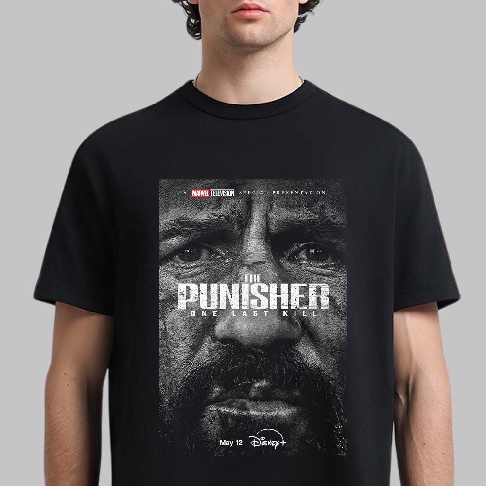 Marvel The Punisher One Last Kill T-Shirt Frank Castle May 12 Shirt Best Fan Gift