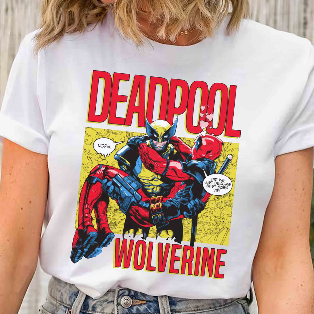 Marvel X Men Deadpool And Wolverine Comic Shirt Funny Gifts For Fans