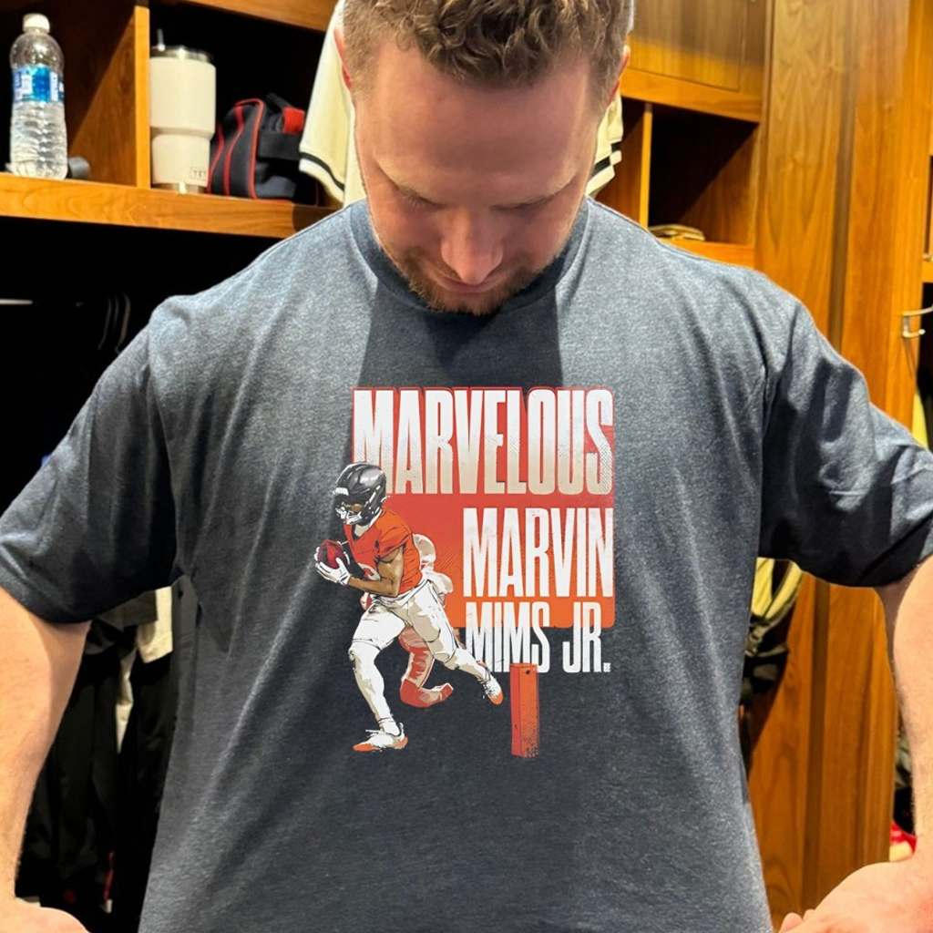 Marvin Mims Jr. Marvelous Denver Football Vintage Shirt Birthday Ideas For Father
