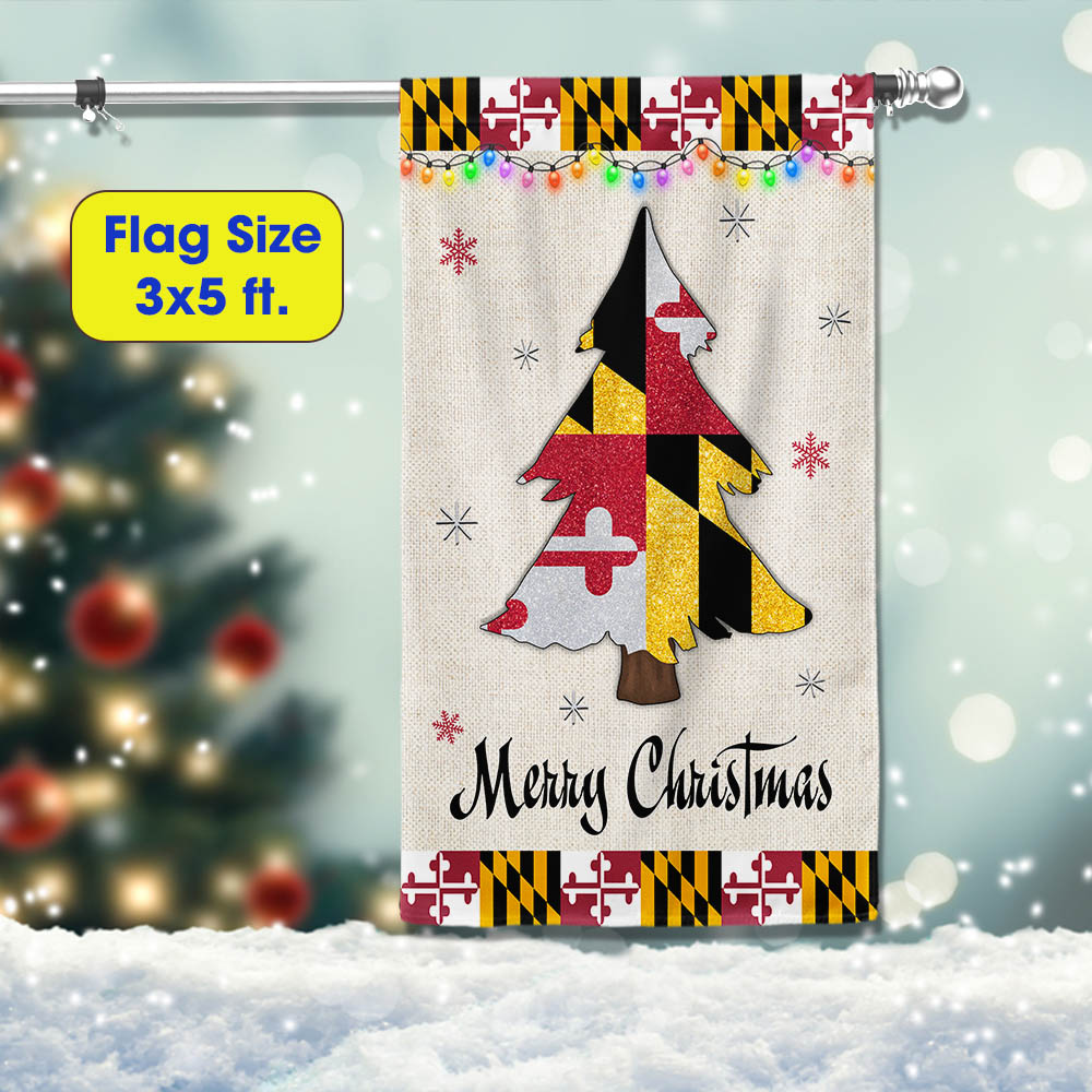 Maryland Christmas Flag Christmas Tree Maryland Christmas Decor Christmas 2025