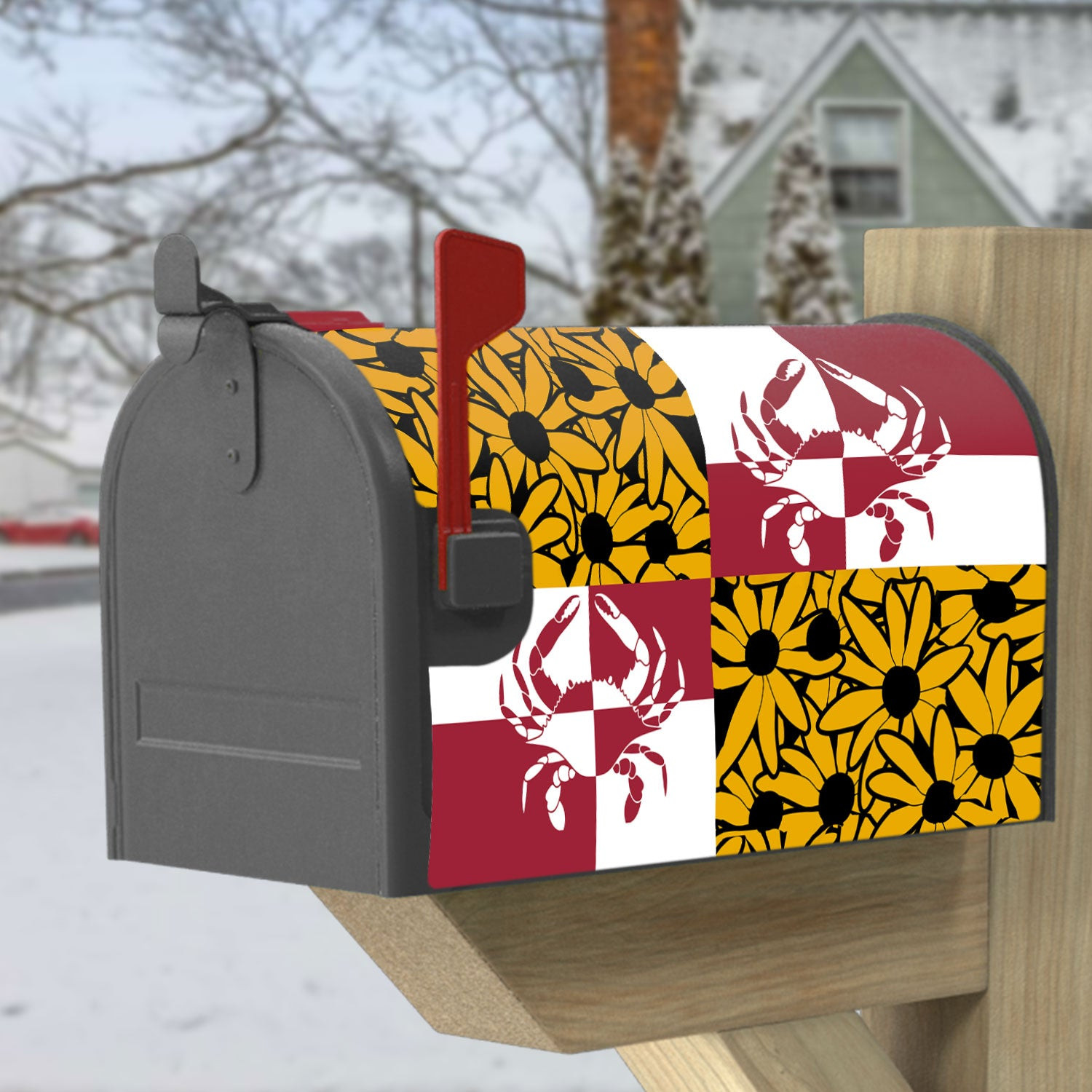 Maryland Garden Flag Amp Mailbox Cover State Of Mind Unique House Decorations