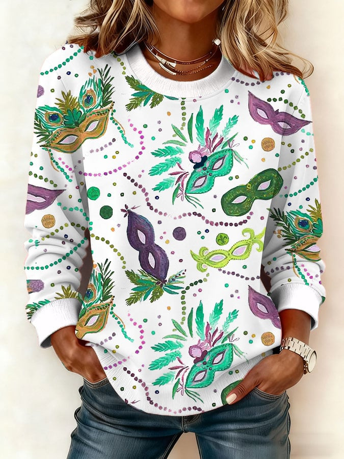 Masks Mardi Gras Sweatshirt Mardi Gras Shirts For Women Gifts For Wife