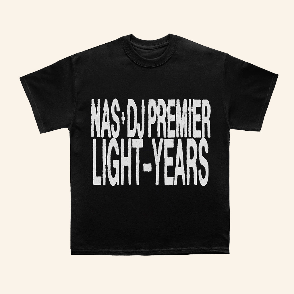 Mass Appeal Merch Nas And DJ Premier Light Years T-Shirt Presents For Music Lovers