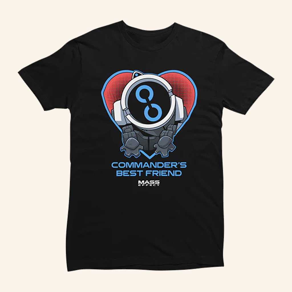 Mass Effect Merch Mass Effect Commanders Best Friend T-Shirt Christmas Gift Ideas