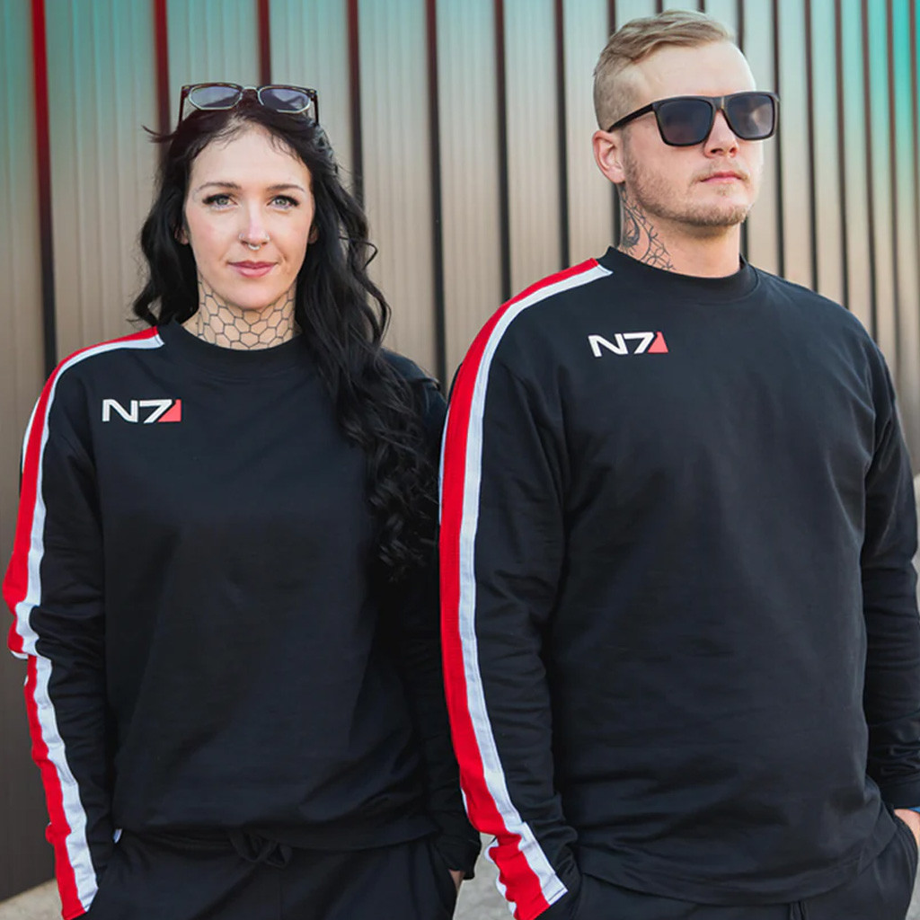 Mass Effect Merch Mass Effect N7 At Ease Long Sleeve T-Shirt Gifts For Him Her Mass Effect Merch Mass Effect N7 At Ease Long Sleeve T-Shirt Gifts For Him Her