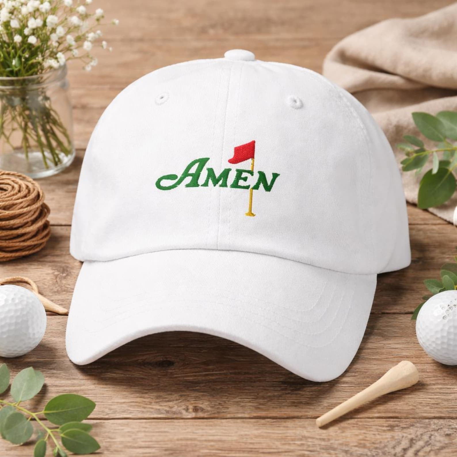 Masters Amen Corner Golf Baseball Hat Golf Tournament Merch Golf Lover Gift