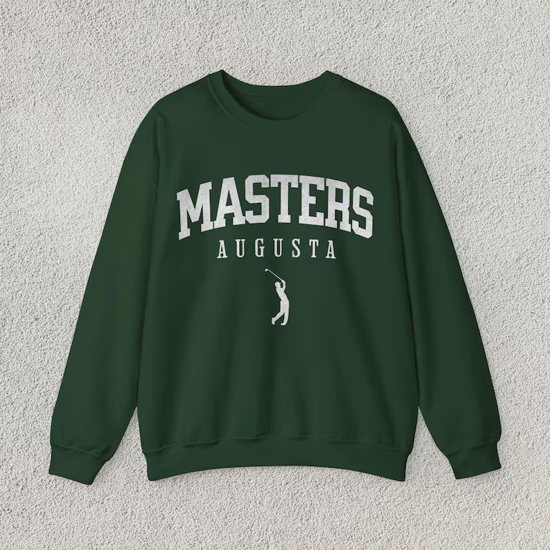 Masters Augusta Golf Tournament Sweatshirt Golfers Clothing Gift For Golf Fans