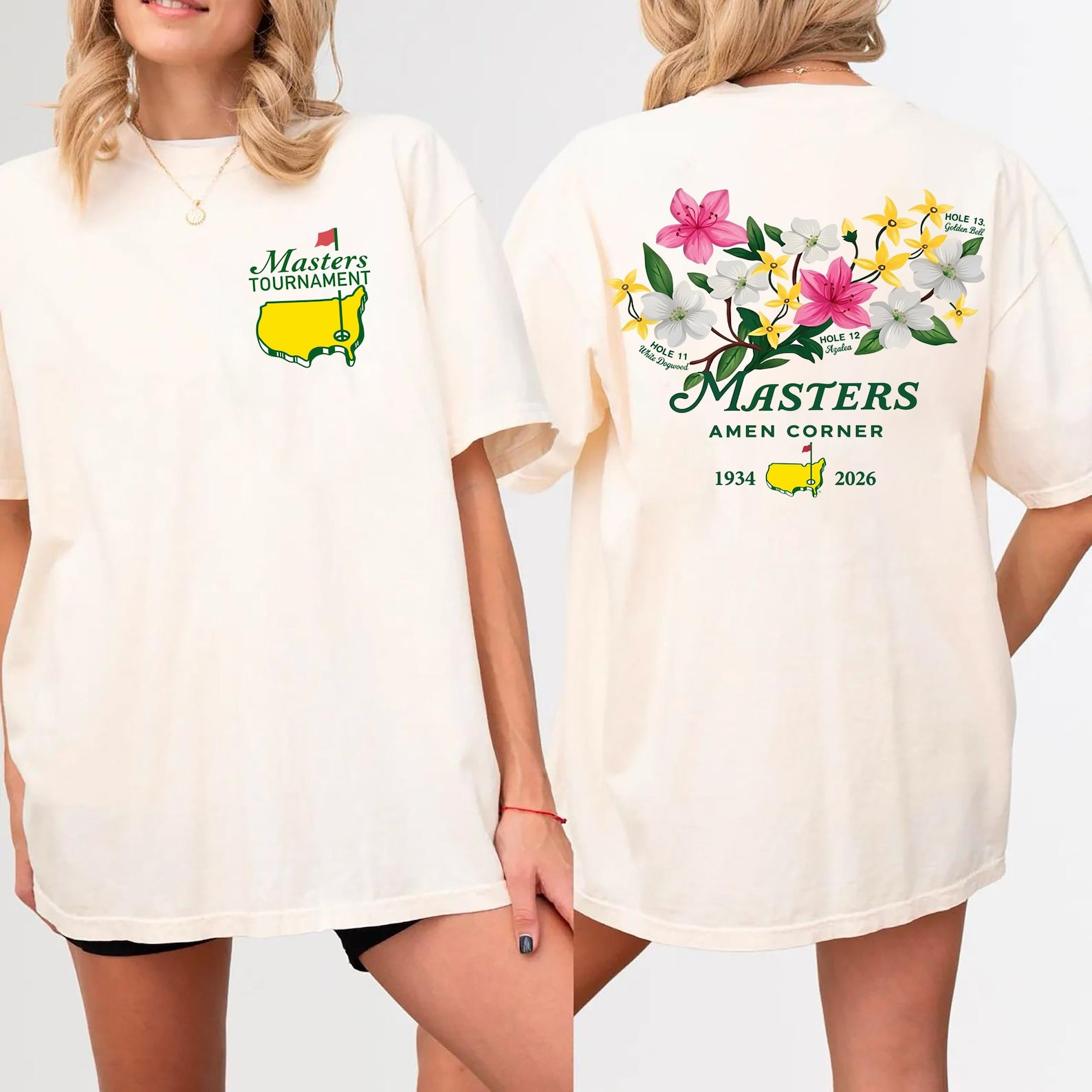 Masters Augusta National Golf 2026 T-Shirt 2026 Tournament Merch Gift For Girlfriend