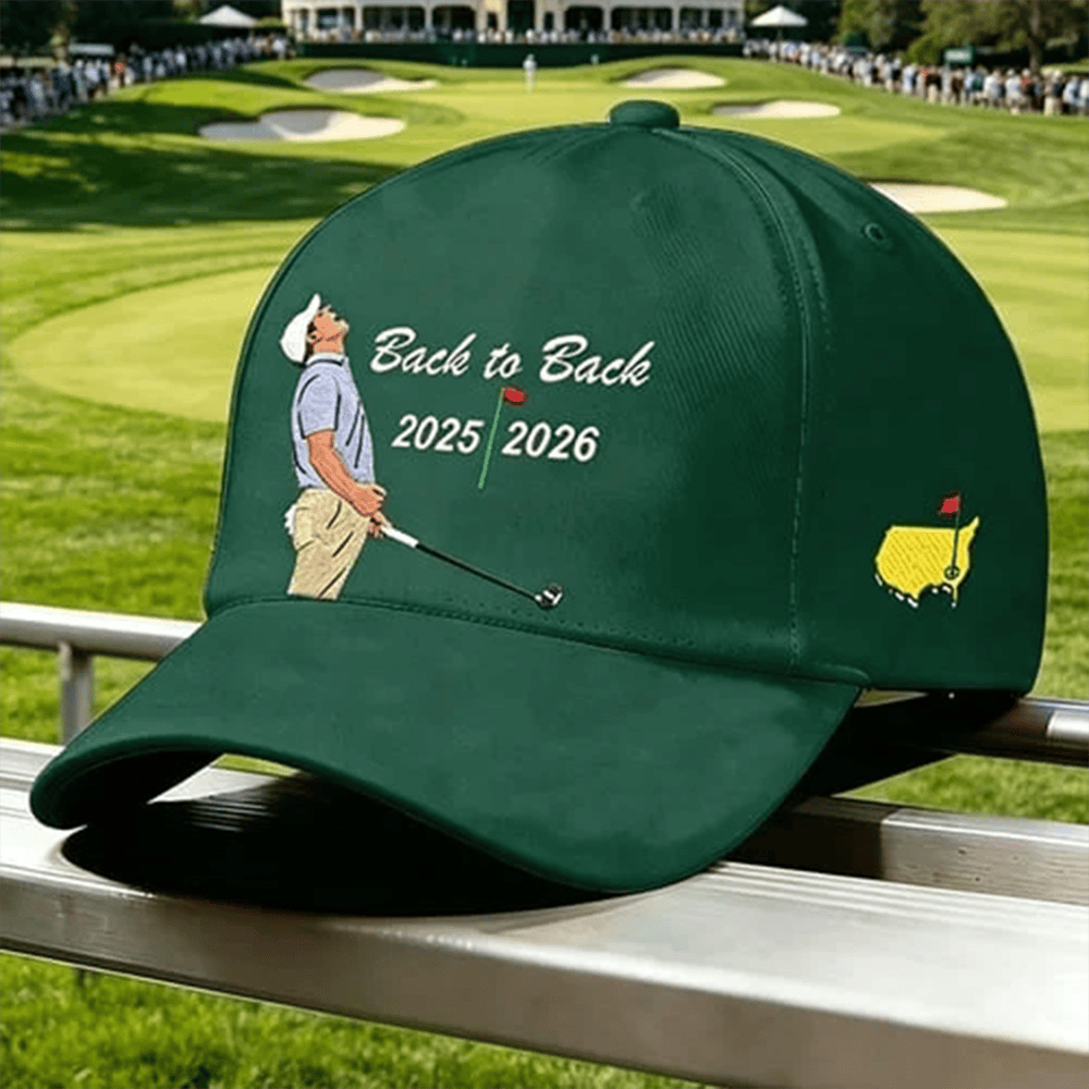 Masters Back To Back Augusta National Victory Hat Golf Life Merch Gift For Dad