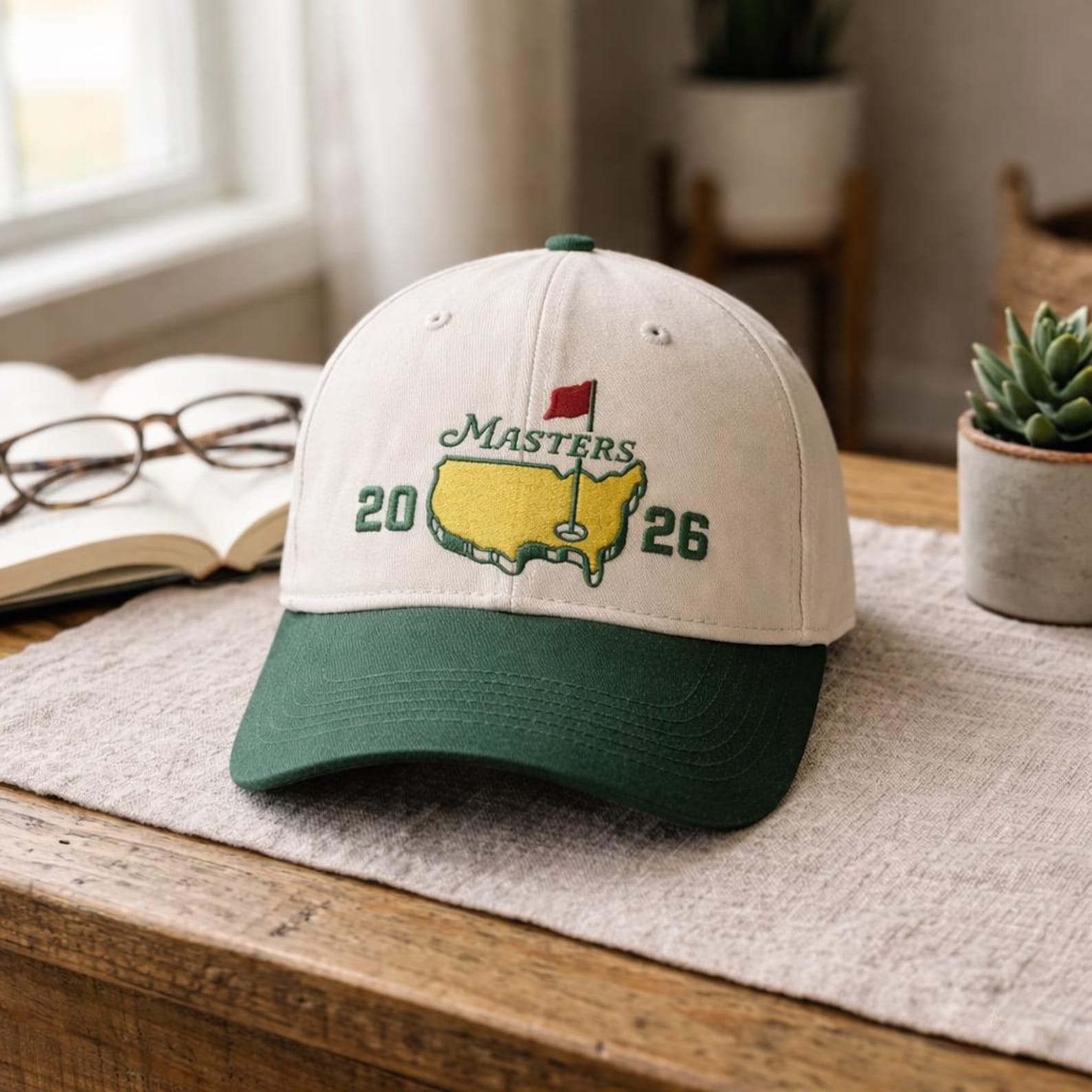 Masters Golf Inspired Embroidered Baseball Hat Masters Golf Sports Merch Gifts For Father