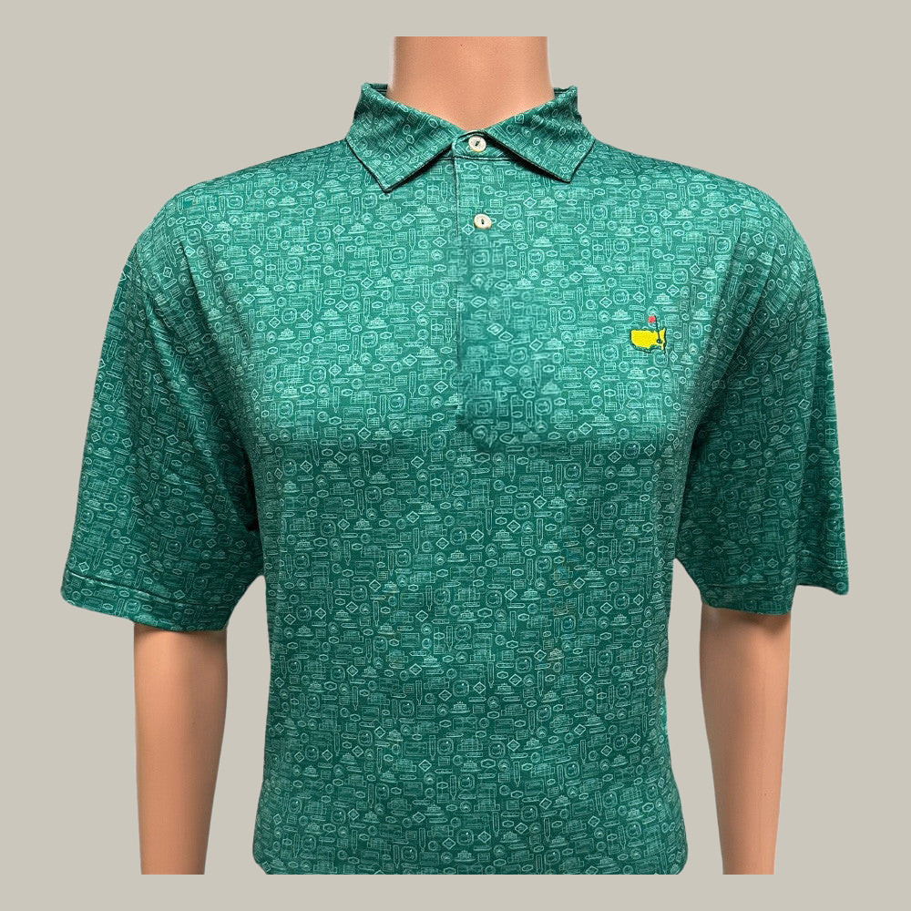 Masters Golf Tournament Golf Polo Shirt US Atmosphere Merch Funny Fathers Day Golf Gift