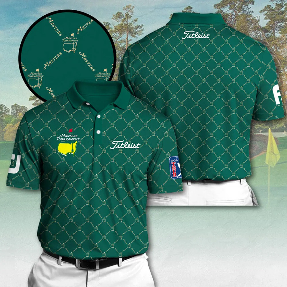 Masters Golf Tournament Titleist Polo Shirt The Masters Golf Tournament Merch Golf Lover Dad Gift