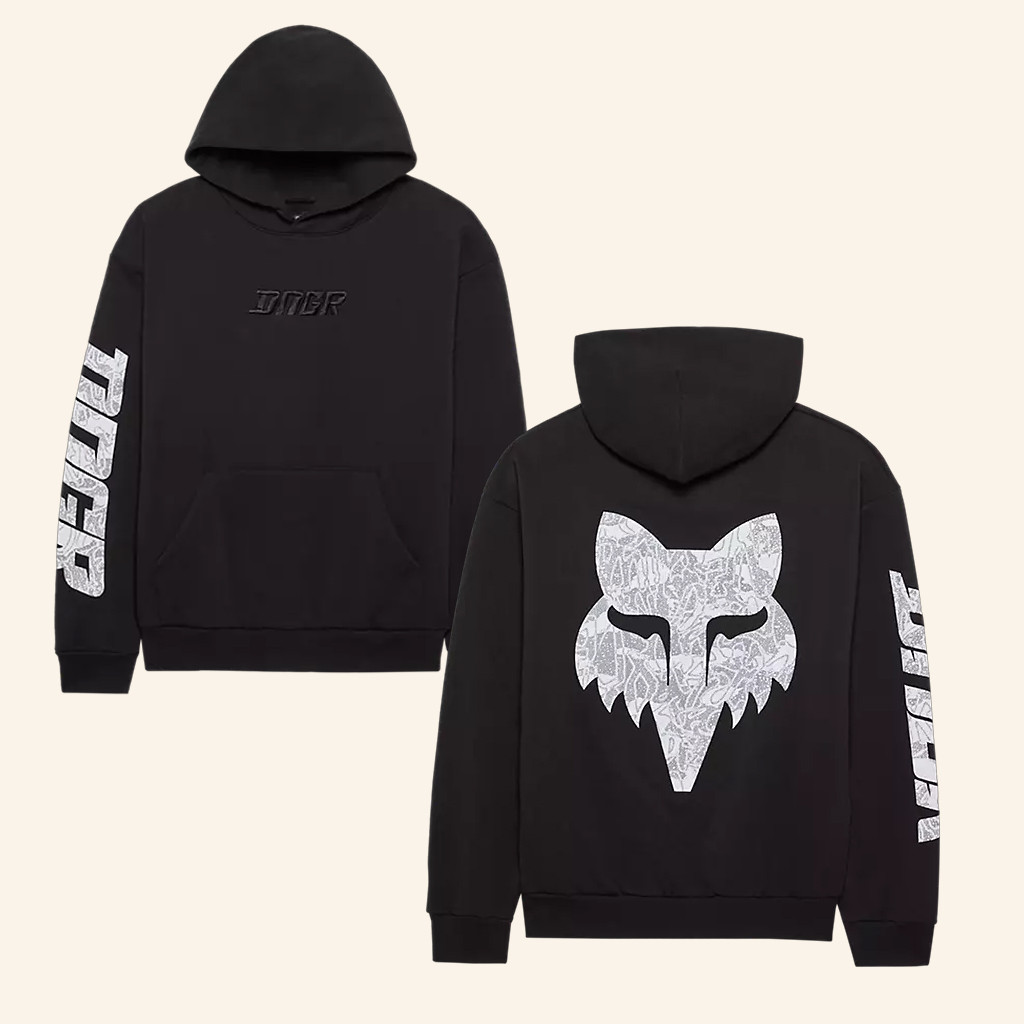 Masters Of MX Merch Fox DNGR Black Hoodie Gifts For Racing Lovers