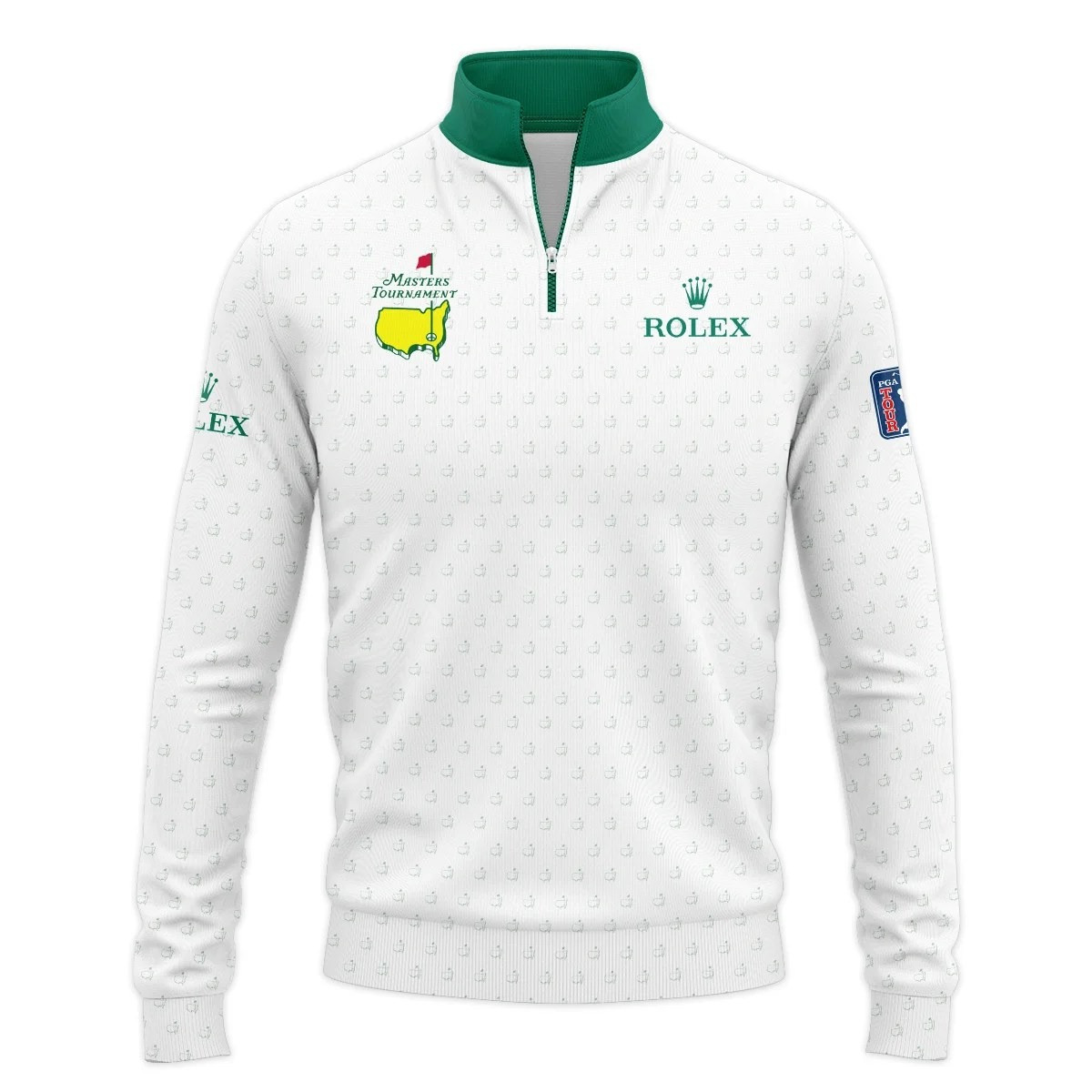 Masters Tournament 2025 Golf Quarter-Zip Jacket Shirt Rolex Masters Golf Merch Apparel