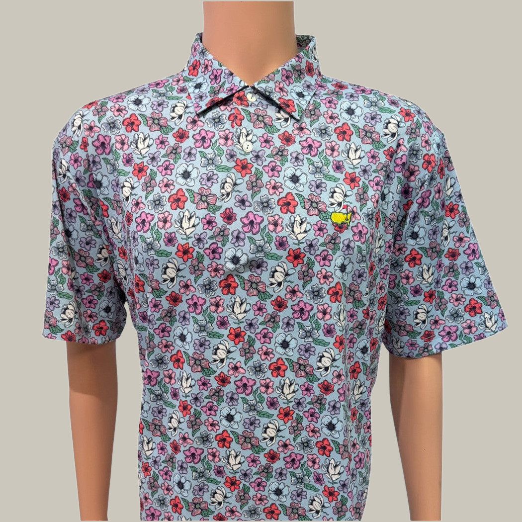 Masters Tournament 2026 Merch US Masters Golf Tournament Floral Polo Shirt Gift For Dad