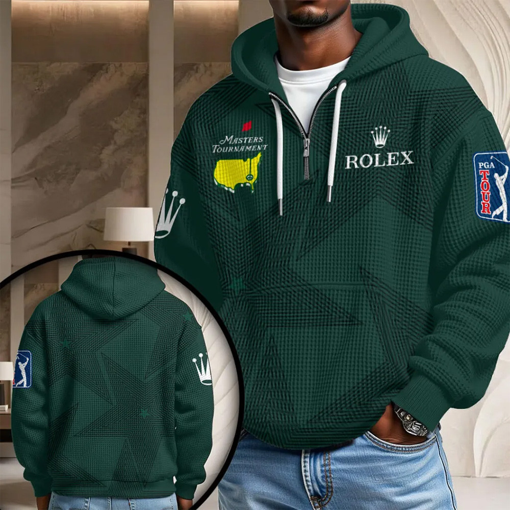 Masters Tournament 2026 Rolex Half Zip Hoodie Masters Tournament 2026 Merch Augusta Golf Gift