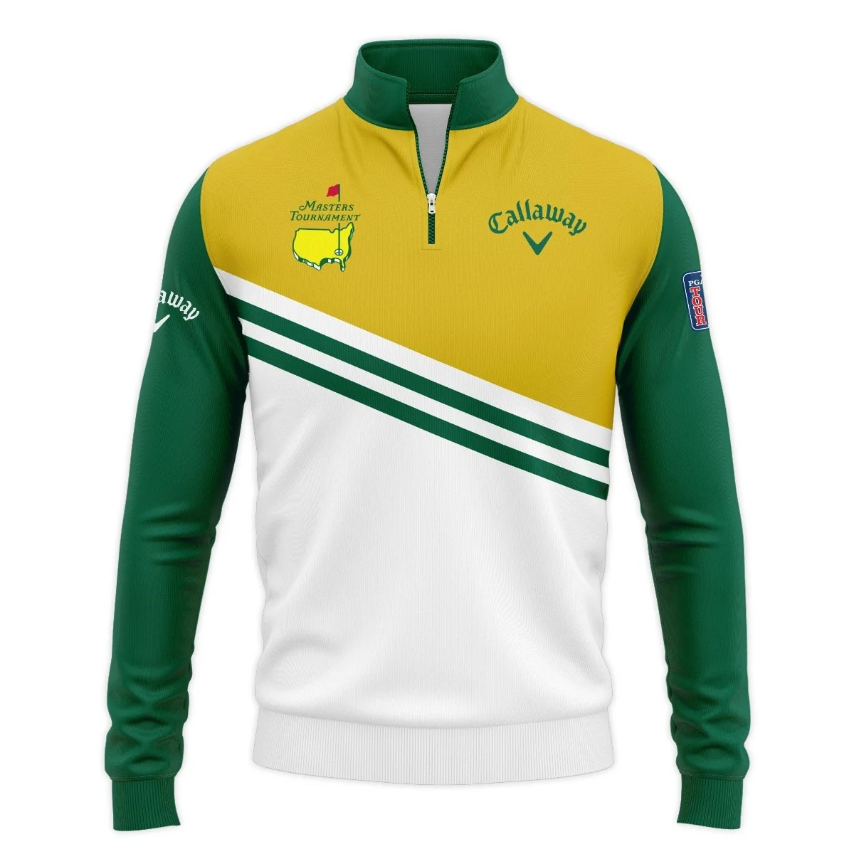Masters Tournament Callaway Golf Quarter-Zip Jacket Best Masters Golf Merch Gifts For Fans
