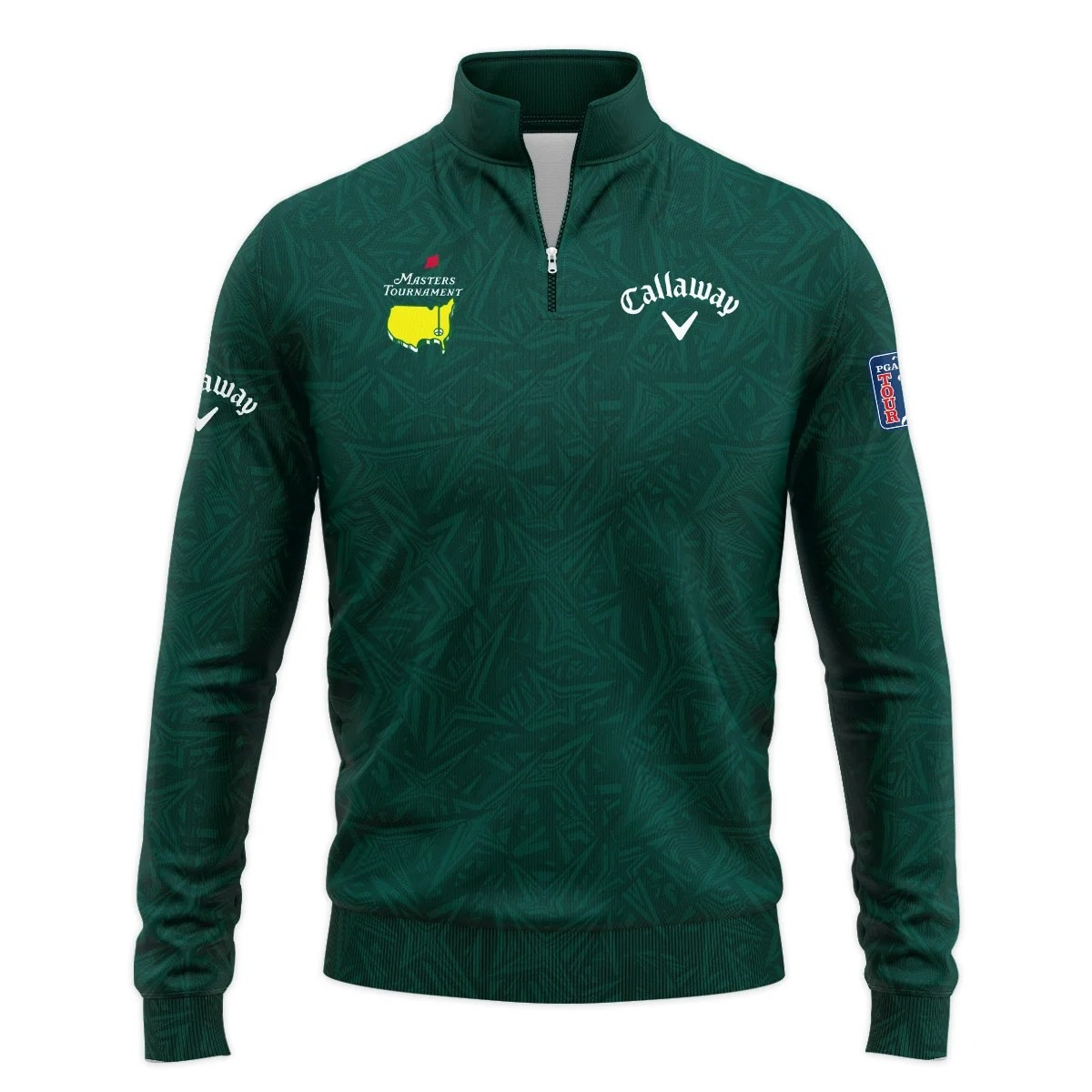 Masters Tournament Callaway Golf Quarter-Zip Shirt Green Long Sleeve The Masters Merch