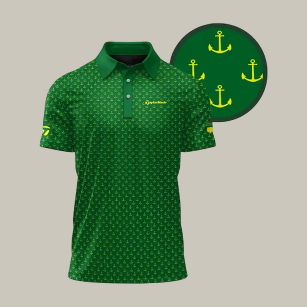 Masters Tournament Golf Polo Shirt Anchor Art Golf Shirt Best Present For Father