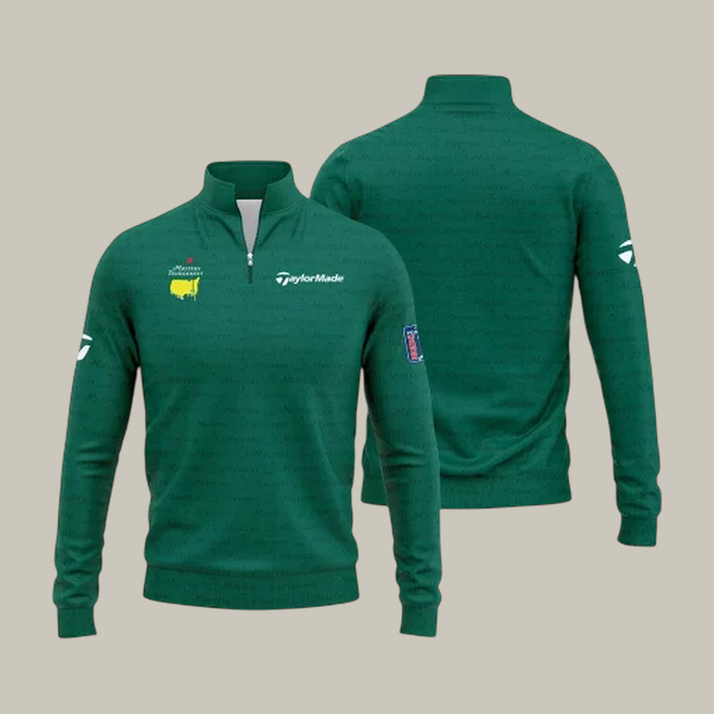 Masters Tournament Quarter Zip Sweatshirt Golf Apparel Augusta National Golf Merch