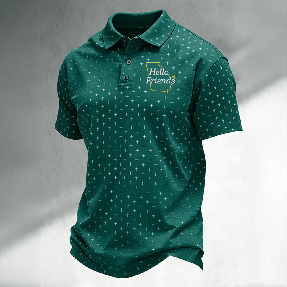 Masters Tournaments Hello Friends 2026 Polo Shirt Master Apparel Gift For Golfer Dad