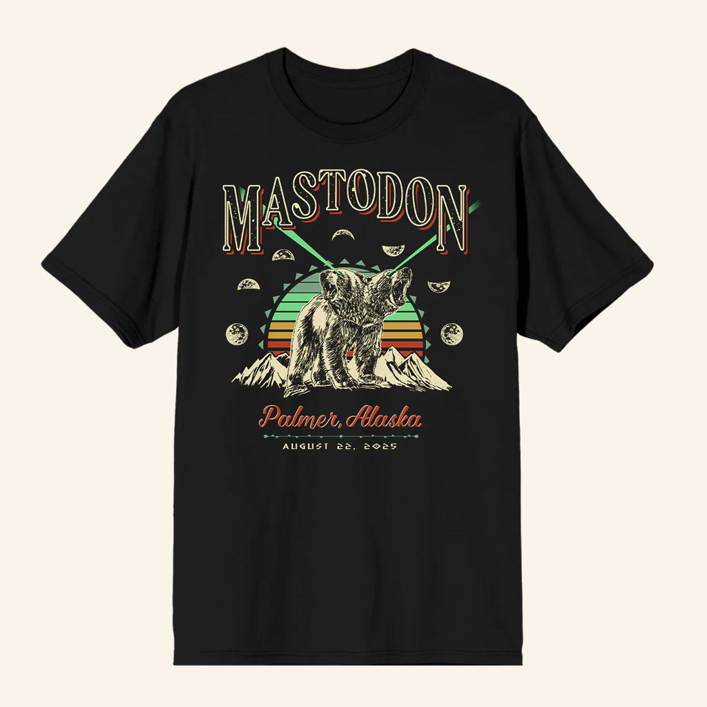 Mastodon Merch Alaska Bear T-Shirt Gifts For Him