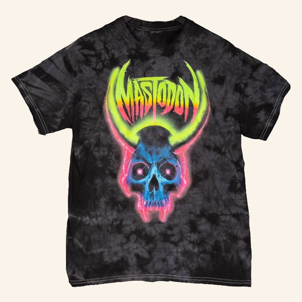 Mastodon Merch Artist Series Cjk Neon Skull Crystal T-Shirt Gifts For Dad Mastodon Merch Artist Series Cjk Neon Skull Crystal T-Shirt Gifts For Dad
