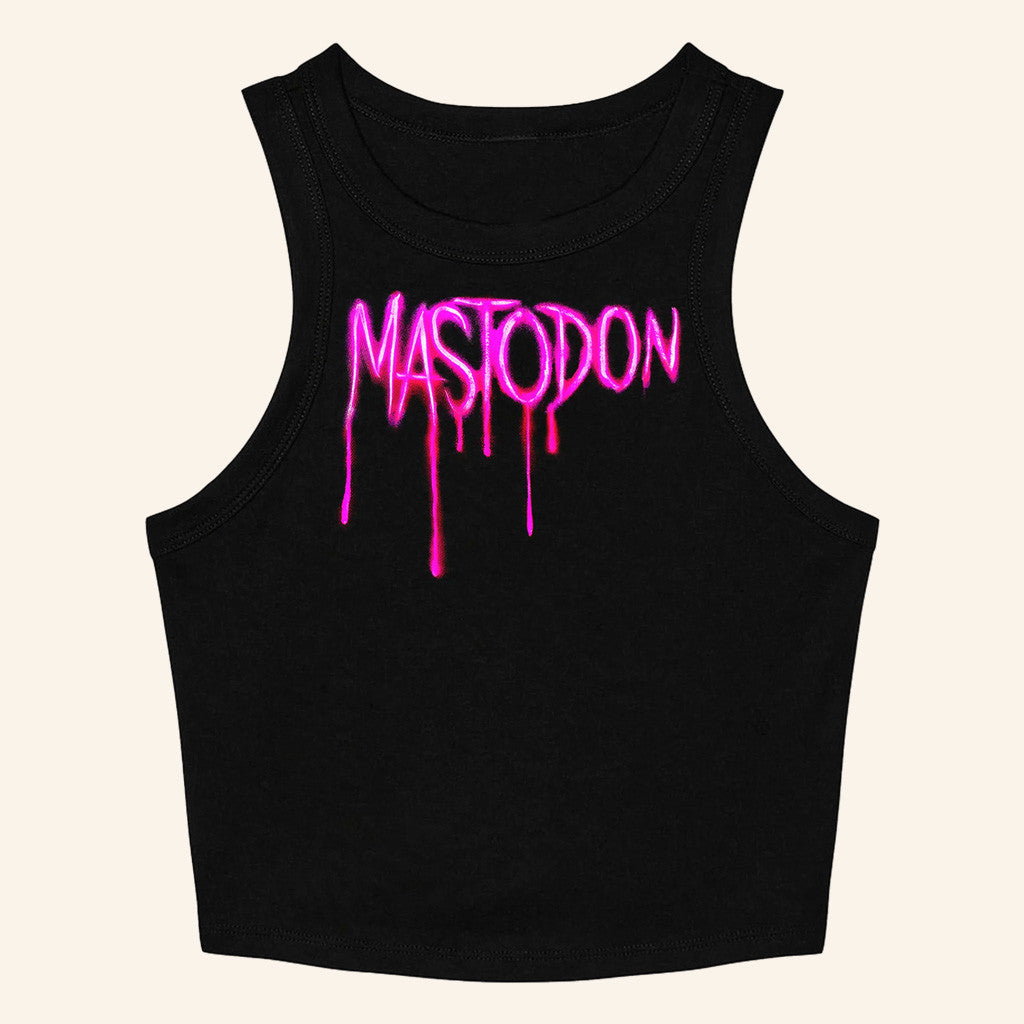 Mastodon Merch Drip Logo Tank Top Gifts For Her Mastodon Merch Drip Logo Tank Top Gifts For Her