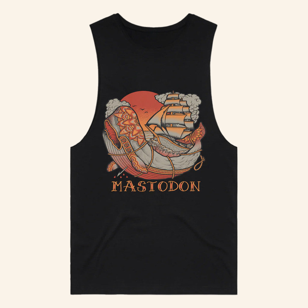 Mastodon Merch Whale Tattoo On Muscle Tank Unique Gifts For Husband Mastodon Merch Whale Tattoo On Muscle Tank Unique Gifts For Husband
