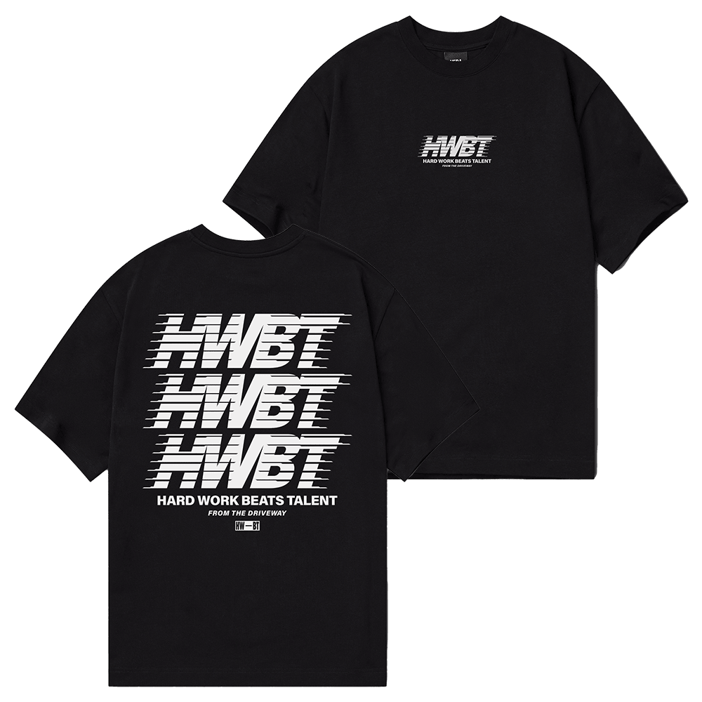 Mat Armstrong Merch HWBT Merchandise HWBT Hard Work Beats Talent Multi Logo T-Shirt