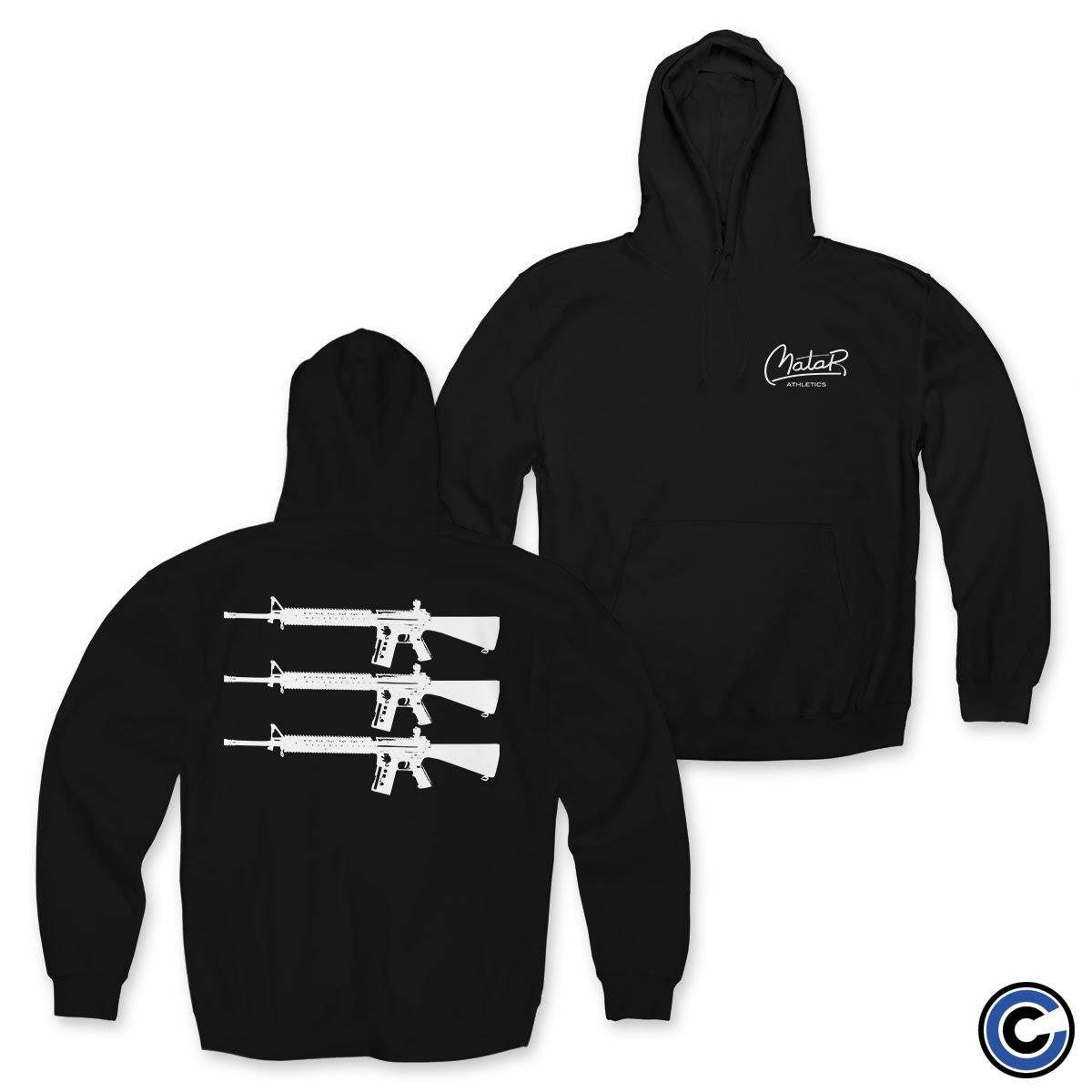 Matar Athletics Merch Three Guns Hoodie Matar Athletics Hoodie Matar Athletics Merch Three Guns Hoodie Matar Athletics Hoodie