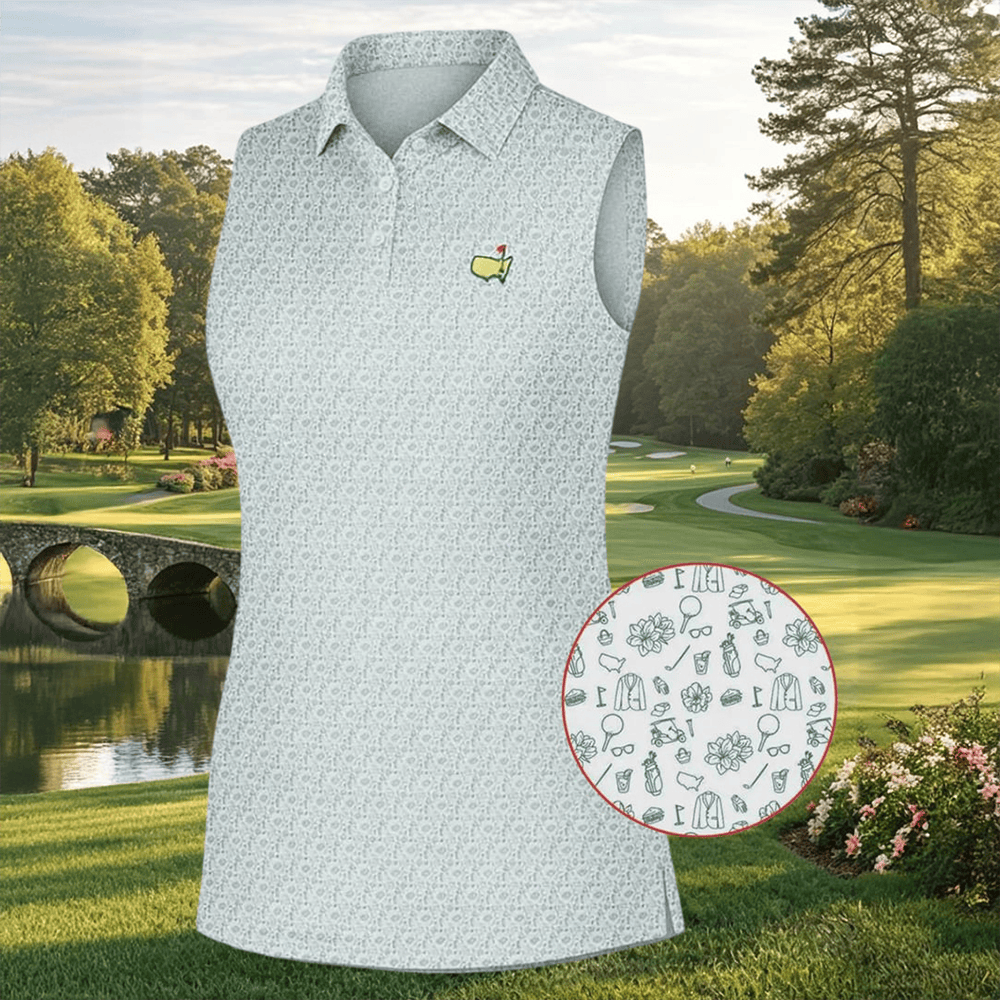 Maters Tournaments 2026 Sleeveless Polo Shirt Women's Clothing Gift For Golfer Mom