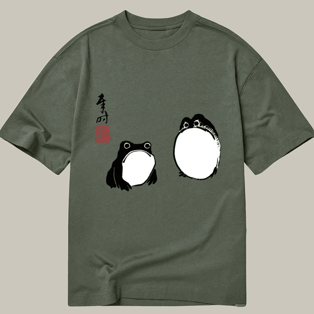 Matsumoto Hoji Frogs Japan Classic T-Shirt Animal Shirt Frog Lover Gift Ideas