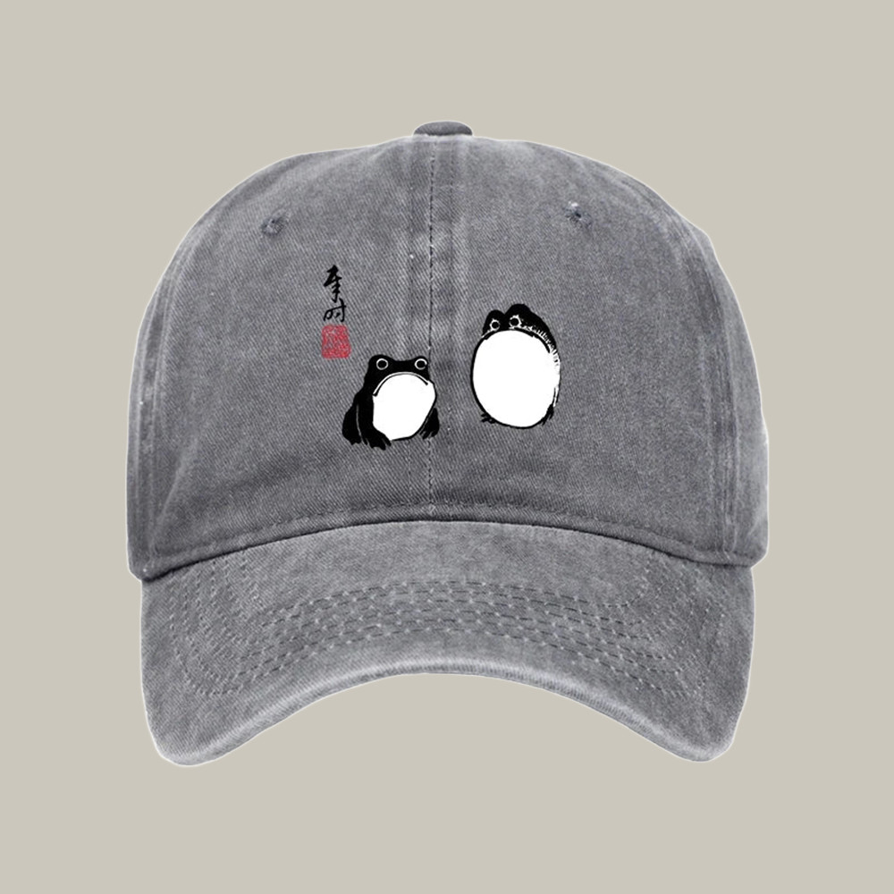 Matsumoto Hoji Frogs Japan Washed Cap Cute Ball Caps Mother In Law Christmas Gift