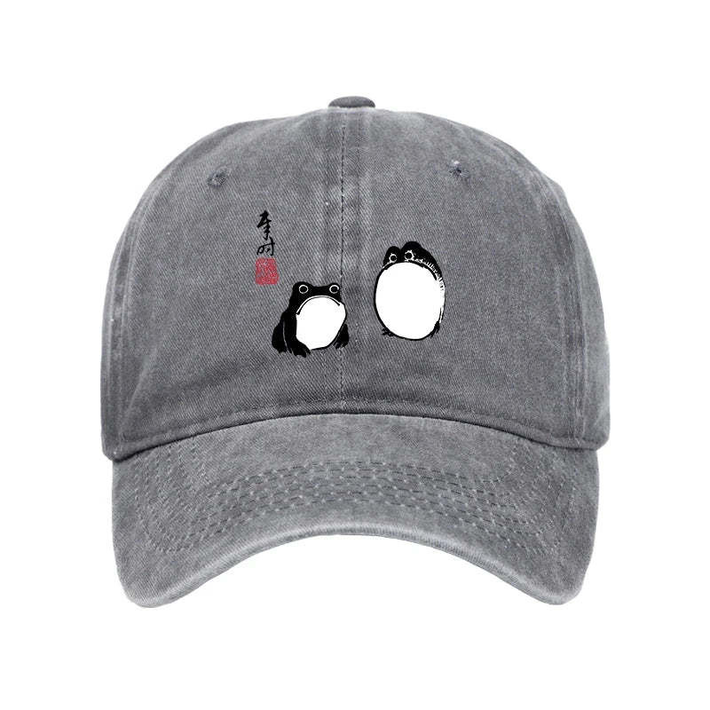 Matsumoto Hoji Frogs Japan Washed Hat Stylish Cap Best Gifts For Father