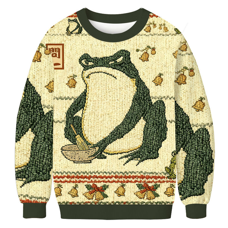 Matsumoto Hoji Japanese Frog Christmas Ugly Sweatshirt Funny Christmas Holiday Sweater Gift Ideas Matsumoto Hoji Japanese Frog Christmas Ugly Sweatshirt Funny Christmas Holiday Sweater Gift Ideas