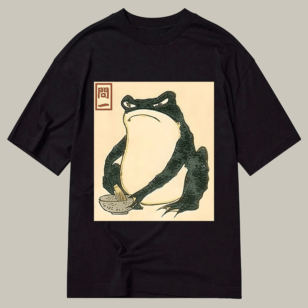 Matsumoto Hoji Japanese Frog Classic T-Shirt Japanese Art Tee Frog Lover Gift Ideas