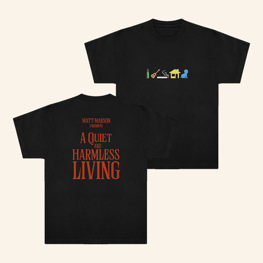 Matt Maeson Merch A Quiet And Harmless Living T-Shirt Gifts For Him Matt Maeson Merch A Quiet And Harmless Living T-Shirt Gifts For Him