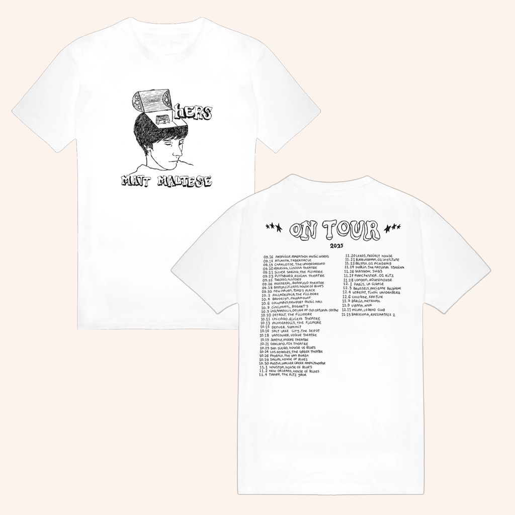 Matt Maltese Merch  Matt Maltese Hers Tour T-Shirt Birthday Gifts For Music Lovers