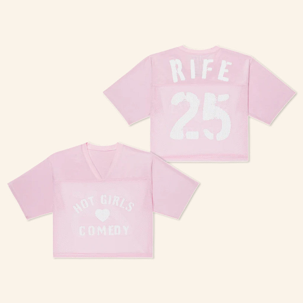 Matt Rife Merch Hot Girls Cropped Pink Jersey Gifts For Her Matt Rife Merch Hot Girls Cropped Pink Jersey Gifts For Her