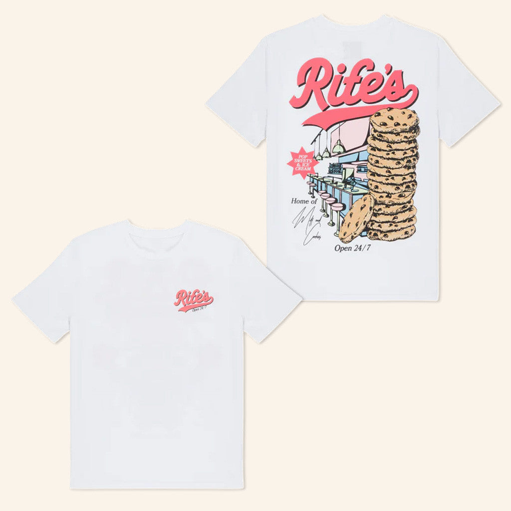 Matt Rife Merch Rife's Diner White T-Shirt Gifts For Friends Matt Rife Merch Rife's Diner White T-Shirt Gifts For Friends