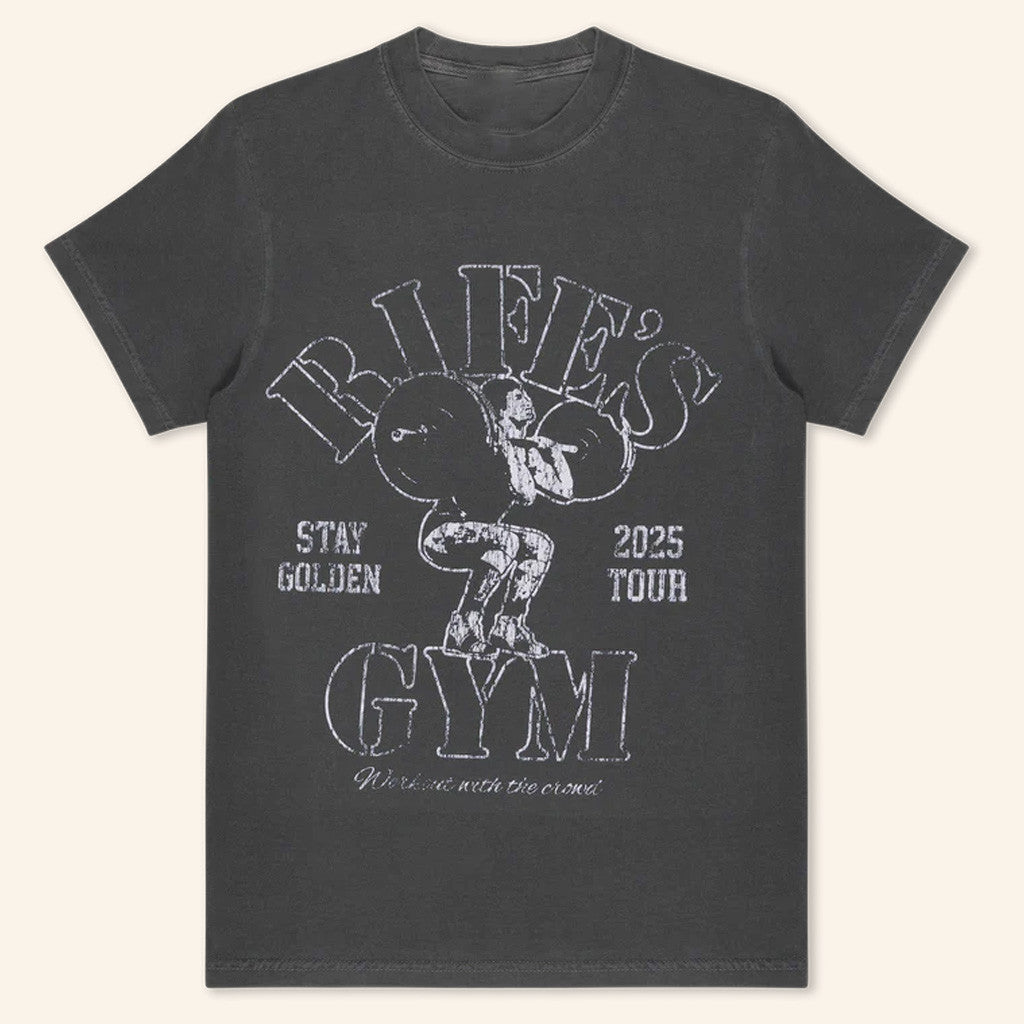 Matt Rife Merch Rife's Gym Faded Black T-Shirt Best Gifts For Boyfriend Matt Rife Merch Rife's Gym Faded Black T-Shirt Best Gifts For Boyfriend
