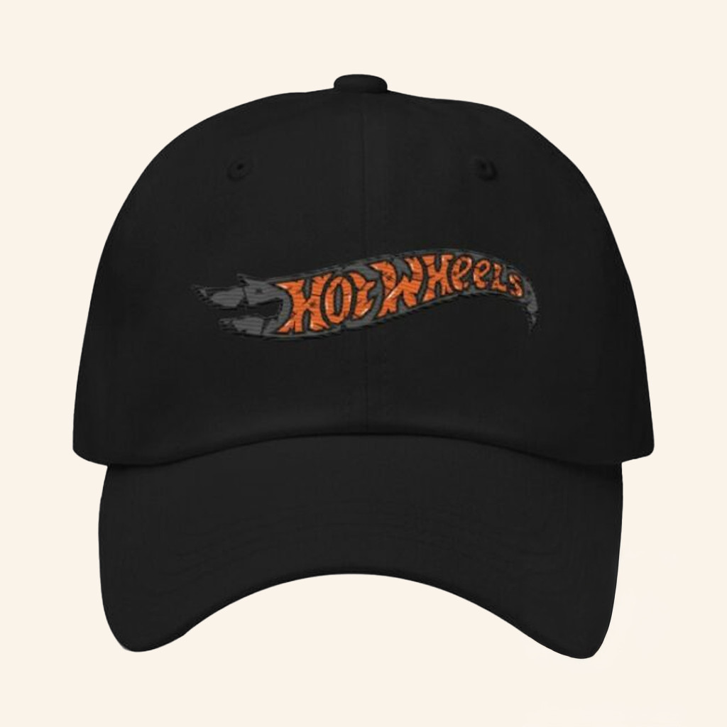 Mattel Creations Merch Embroidered Hot Wheels Mummy Logo Black Hat Present For Husband