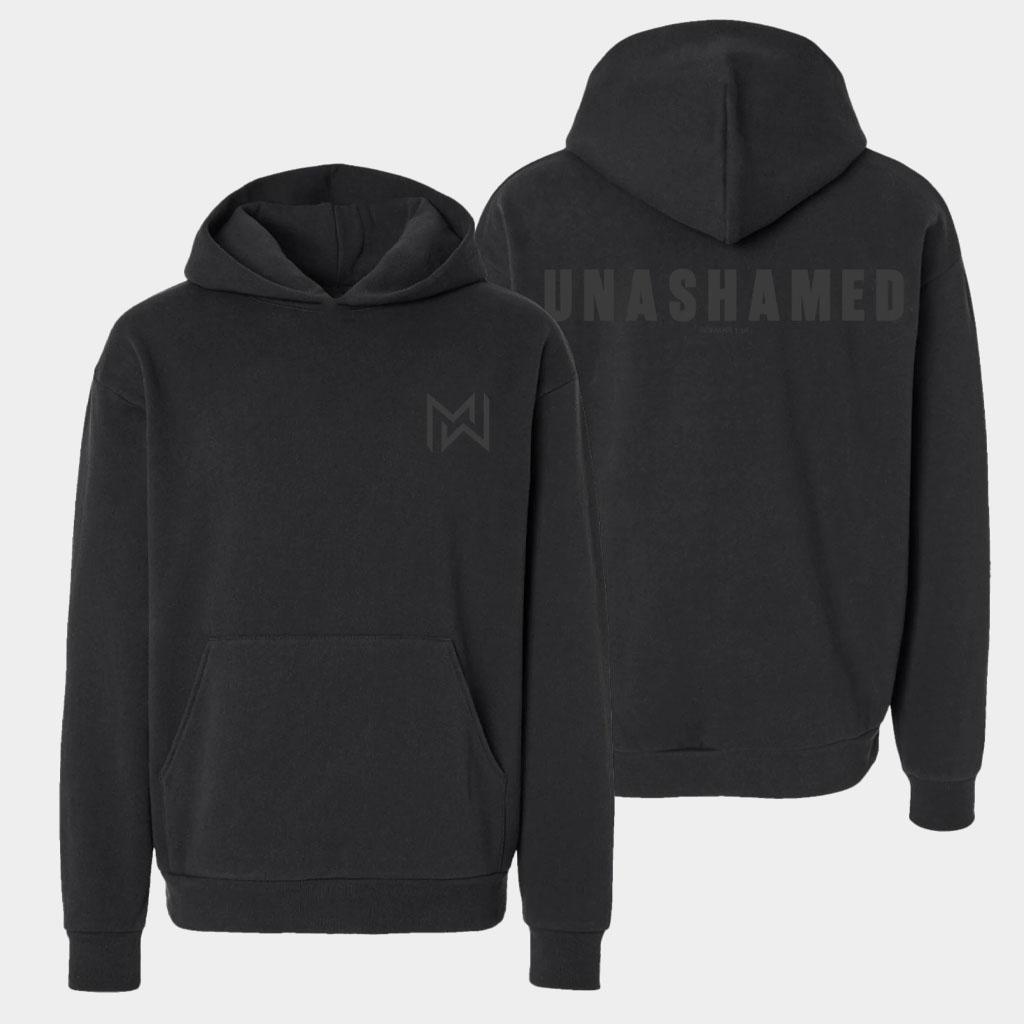 Matthew West Merch Black Unashamed Hoodie Cool Gifts For Music Lovers
