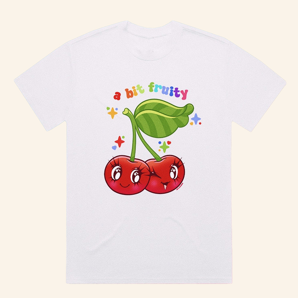 Mattxiv Merch A Bit Fruity T-Shirt Cute Cherry Shirt Gifts For Girlfriend