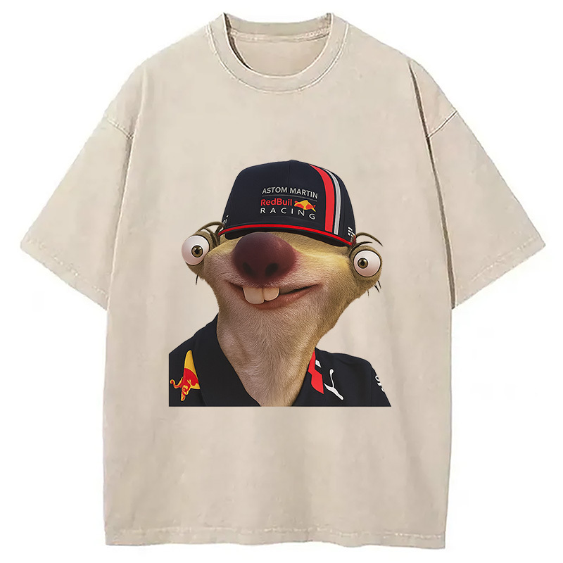 Max Verstappen Funny Meme Washed T-Shirt Unisex Streetwear Graphic Style Gifts For Sister
